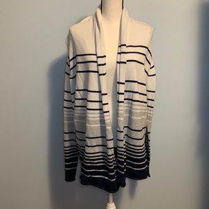 GAP shawl striped cardigan